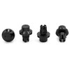 GTOWNWORKS 8 mm Wheel Rim Rivets, 50 Pcs (Black), 8mm/0.31in
