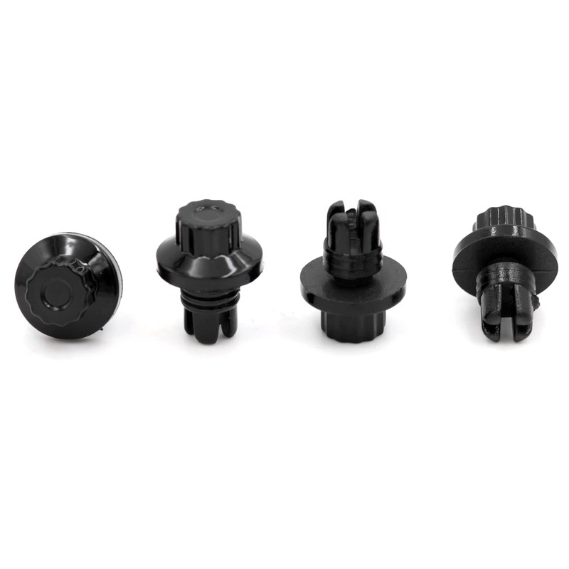 GTOWNWORKS 8 mm Wheel Rim Rivets, 50 Pcs (Black), 8mm/0.31in