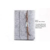 Calendar / Notebook Cover A5 Dark Grey Felt Cover Calendar