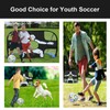 Houzefun Small Soccer Goals for Backyard, 4'x 3' Portable Soccer