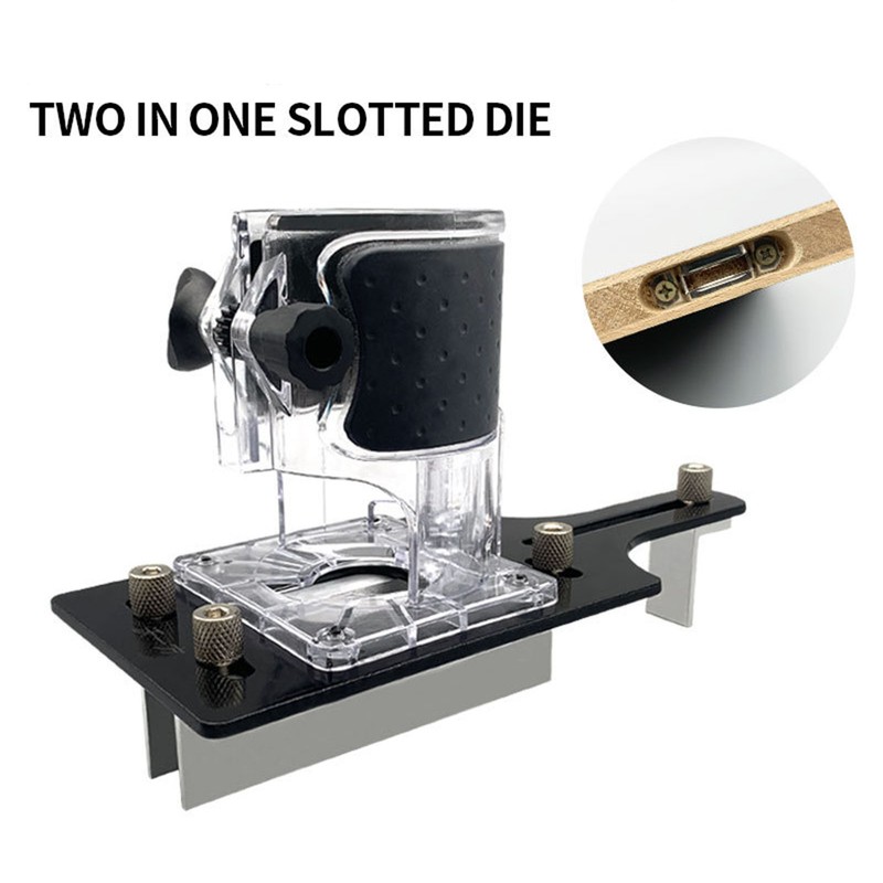 Wood Router Base Accurate Positioning 2 in 1 Compact Router