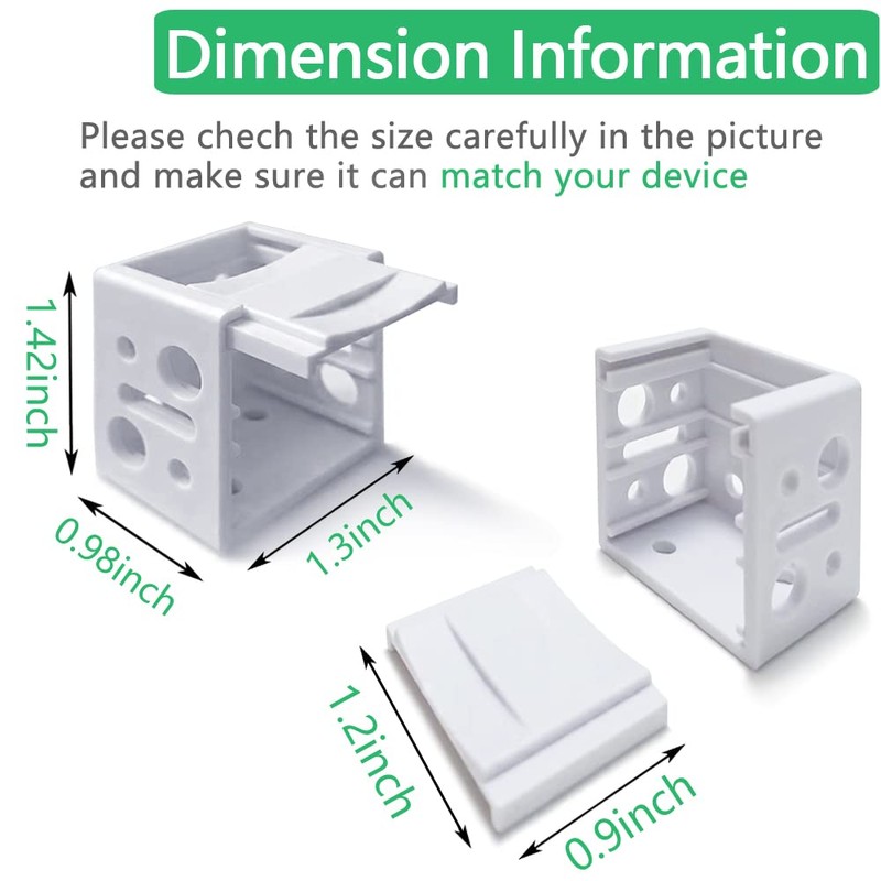 Mini Blind Brackets, 1 Inch Window Blind Brackets for Headrail