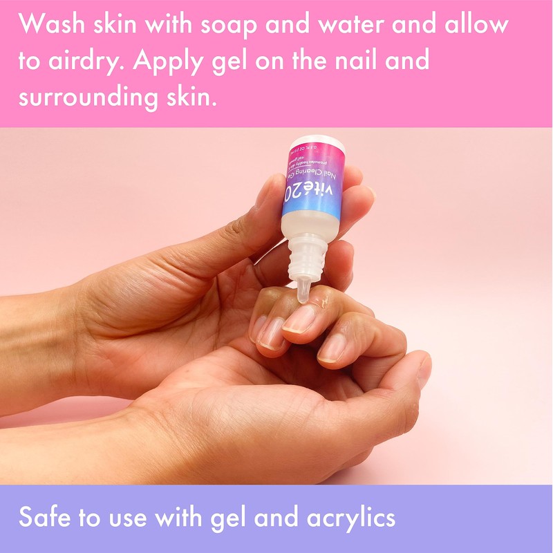 VITÉ20 Nail Clearing Gel – Apple & Sugar Extracts –