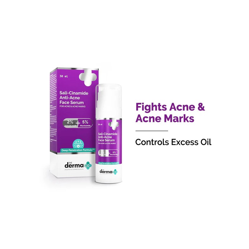 The Derma Co. Sali Cinamide Anti Acne Serum with 2%