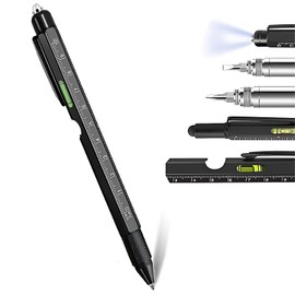 Unique Gifts for Men, Father's Day Gifts, 9 in 1 Multi Tool Pen Gadgets, Gifts for Men Who Have Everything, Gadgets for Dad, Presents for Husband, Grandpa, Engineer, Birthday Gift from Daughter/Son