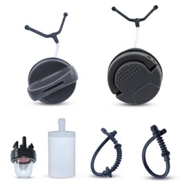 Atunee Fuel Filter Return Line Tank Cap for Husqvarna 435 435E 440 440E 445 445E 450 450E Chainsaw with Primer Bulb Replace 544111203 544111201