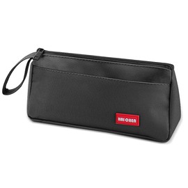 hoinya Pencil Case, Pencil Case for Girls and Boys Large Capacity Pencil Pen Pouch Bag with Compartments, Big Supplies Organizer for Women, Aesthetic Pencil Bag for Kids and Students, Black