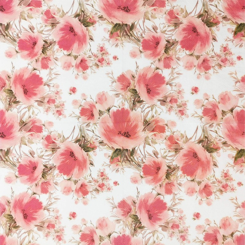 Zelten Colored Paper Napkins (Bloom Pink)