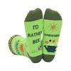 IRISGOD I'd Rather Be Funny Dress Socks for Men and