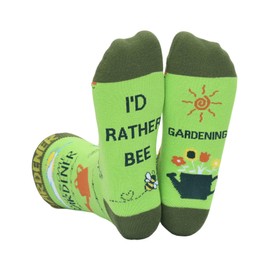 IRISGOD I'd Rather Be Funny Dress Socks for Men and Women Humor Joke Gifts