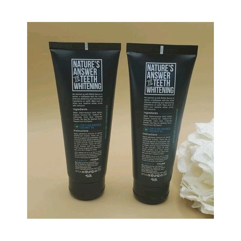 Cali White 2~Caliwhite Whitening Toothpaste Pacific Mint 4 oz New