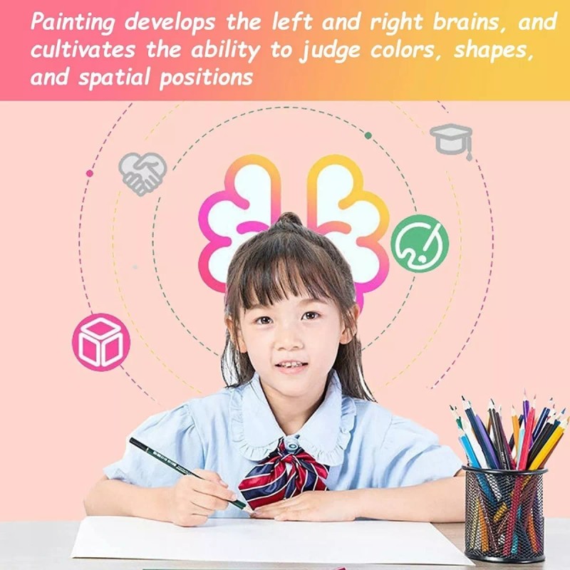 PUNKZZ 208 Piezas De Arte Para Niños Kit Set De