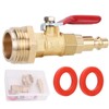 RV Winterize Blowout Adapter Kit - 1/4" Male Quick Connect