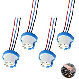 9007 9004 HB1 HB5 High Temperature Ceramic Headlight Harness by Mtuiewo, 4 PCS 9007 Male to H4 Female Extension Conversion Harness Adapter for Fog Lights Headlight or 9004 Headlight Tulbs