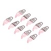 100 Pcs Shaped Paper Clips 2 Color Ice Cream Shape