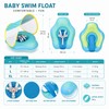 Inflatable Baby Pool Float with Canopy – Wide PVC Infant