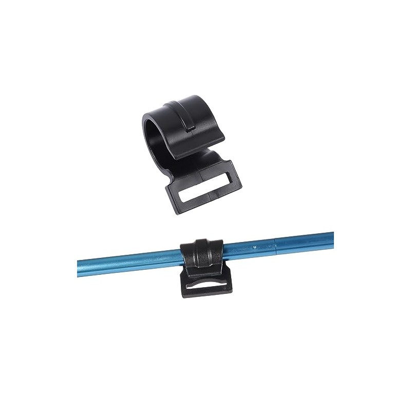 Tent Pole Clips, C Clips for Tent, Tent Pole Attachment
