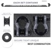 AMBULL Upgraded Snatch Block, 3/4" D Ring Shackle (2 Pack)