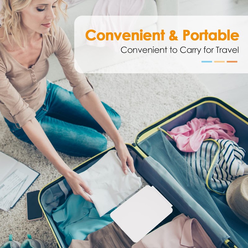 DenCert Rechargeable Travel Makeup Mirror 72 LED Lighted Compact Slim