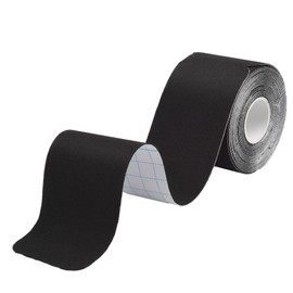 Ultra Athletics Kinesiology Tape, Premium Precut Roll, Elastic Cotton, Hypoallergenic, 20 Precut Strips, Ideal for Muscle Support & Injury Prevention (Black)