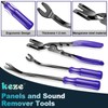 Keze 7 Pcs Auto Plastic Trim Removal Pry Tool &