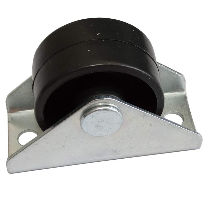 Aerzetix: 4 x Furniture Castors Platinum Diameter 30 mm W15.5