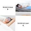Baluue 2 Pcs Silk Sleep Mask for Office Workers Students