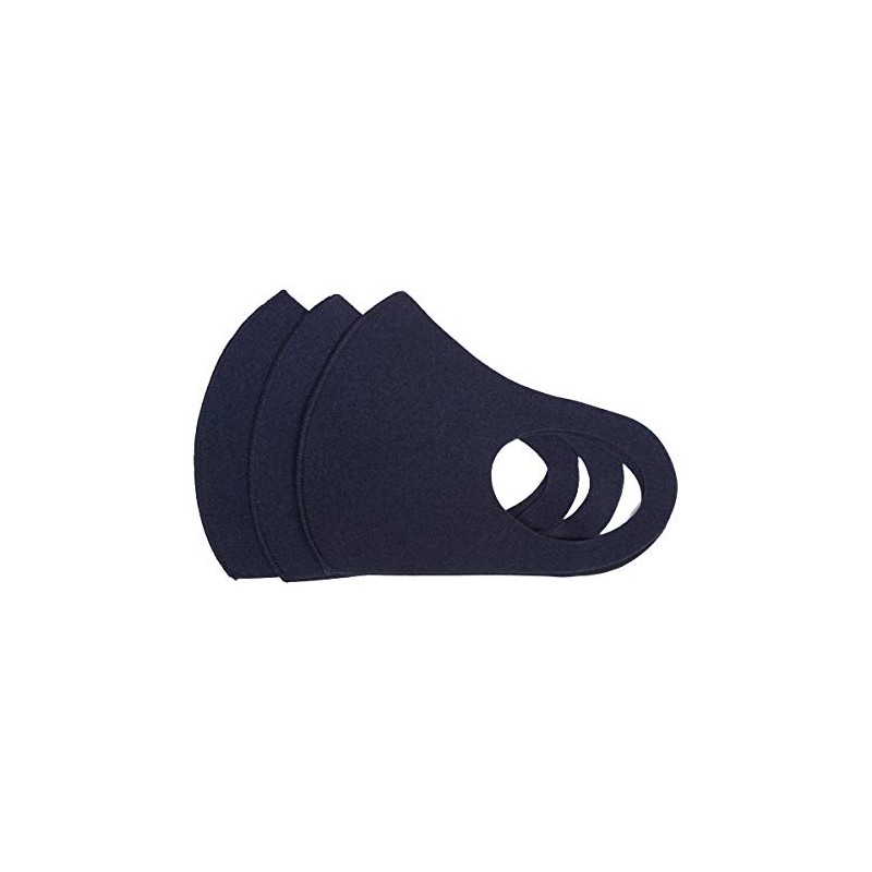 Moisture Absorption Heat Generating Pokapoka Fleece Mask, Pack of 3