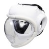 Kudo White Full Face Weapons Full contact Head Guard -