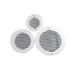 Prima Decorative Round Air Vent Duct Grille 4" (White)