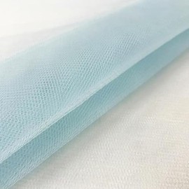 Panini Tessuti, Tulle Fabric Sold with Cut 50 x 280 cm - Furnishing: Mosquito Nets and Curtains - Sportswear for Dance, Bridal Wear, Party Favors - Costumes - Accessories - Display Case