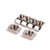 50Pcs 2020 Series T Nuts, M4 Hammer Head Fastener Drop