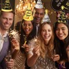 DPKOW 12pcs New Year's Eve Party Hats Supplies, Happy New