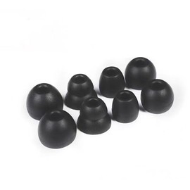 Wiki VALLEY Eartips for Powerbeats Pro Eartips Replacement Set, 4 Pairs, Black