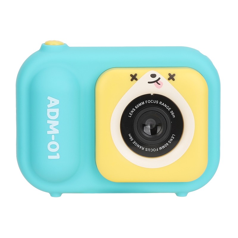 Kids Camera Blue 48MP Dual Lens 2.4inch IPS Screen 600mAh