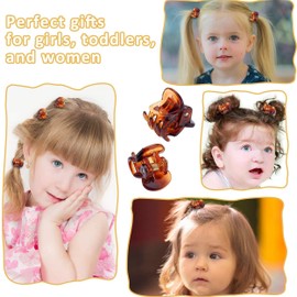 Hair Claw Clip 12 Piece Mini Plastic Claw Clips - Small Hair Accessories for & Women