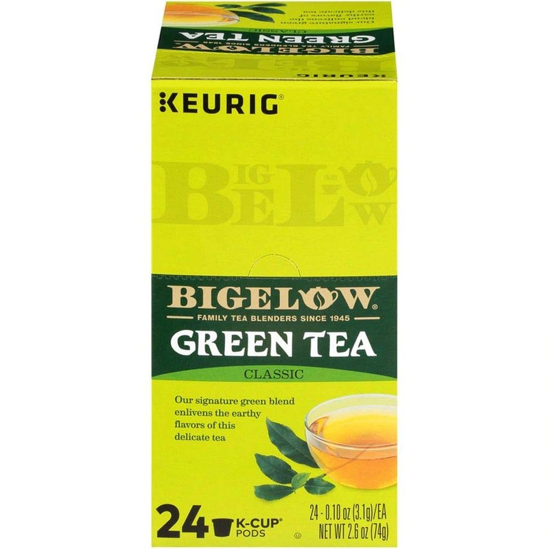 Bigelow Green Tea Keurig K-Cups, 24 Count Box (Pack of