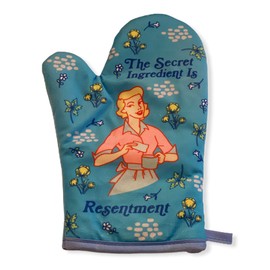The Secret Ingredient Is Resentment Funny Cooking Graphic Novelty Kitchen Accessories Funny Graphic Kitchenwear Funny Sarcastic Novelty Cookware Blue Apron