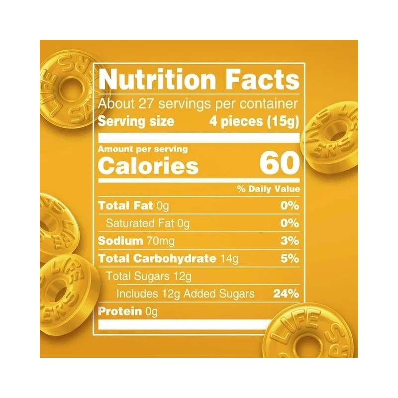 Life Savers Butter Rum Hard Candy Individually Wrapped, Sharing Size