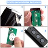 pepape 2 x hand-held transmitters for Hörmann HSE4-868-BS HSE2-868-BS HS4-868-BS,