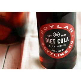 Boylan Diet Soda, Cane Cola, 12 fl oz, 12 Count