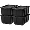 IRIS USA 589090 27 Gallon Utility Tough Stackable Plastic Storage