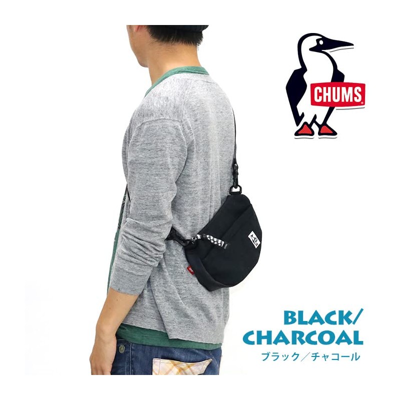 Chums Shoulder Bag, Mini Banana Shoulder, Sweat, Nylon, black /