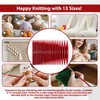 Interchangeable Knitting Needle Set, 13 Pairs Needles 3-10 mm, 4
