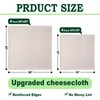 Cheese Cloths for Straining, 8 Pack Grade 100 Unbleached Hemmed