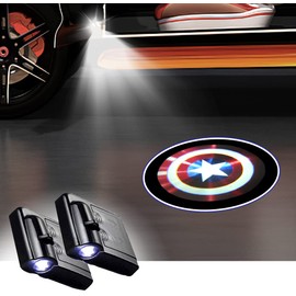 FUNGORGT 2 PCS Car Door Lights Logo Projector Universal Car Door Led Projector Lights Car Door Welcome Logo Projector Lights for All Cars/Motorcycle Shadow Laser Projector