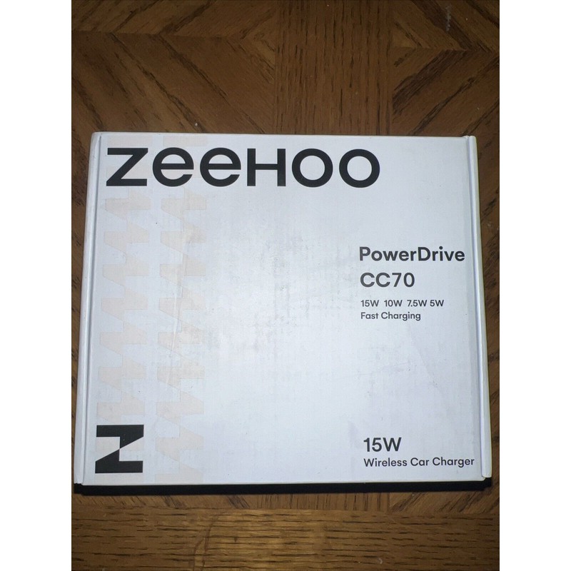 ZeeHoo 15W Fast Wireless Car Charger Power Grip CC70 Black