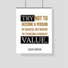 Albert Einstein Quote Poster - 16 x 20 – Motivational