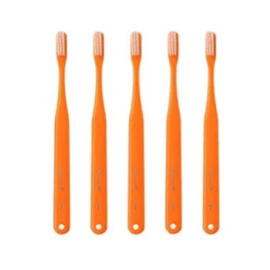 [Set of 25] Dental Oral Care Tuft 24 MH (Medium Hard), Orange