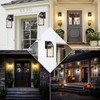 2-Pack Outdoor Light Fixtures, Waterproof Modern Exterior Wall Lantern Porch